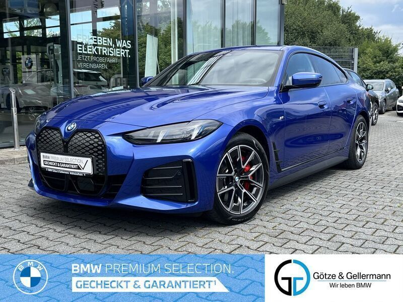 M portimao blau Gebraucht 2024 BMW i4 M Sport Limousine | 55.270 € (Etwas zu teuer) - Bild 1/4