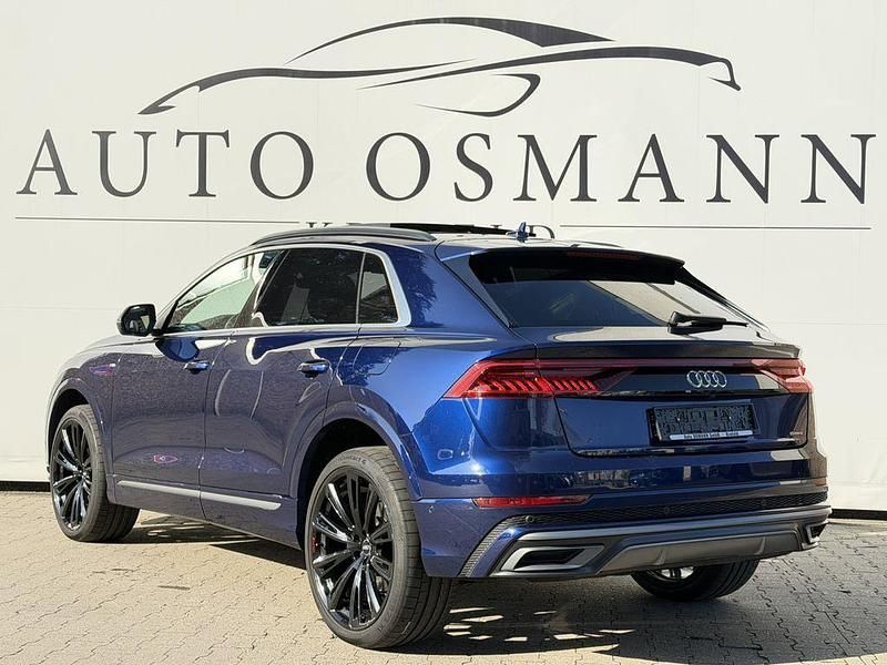 Gebraucht Audi Q8 S-Line 340 PS (250 kW) 2021 Navarrablau metallic SUV