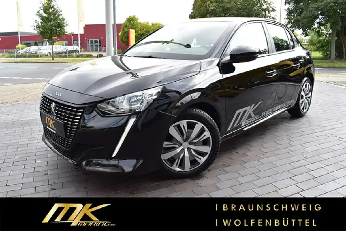 Gebraucht Peugeot 208 Active 75 PS (55 kW) 2020 Schwarz Kleinwagen