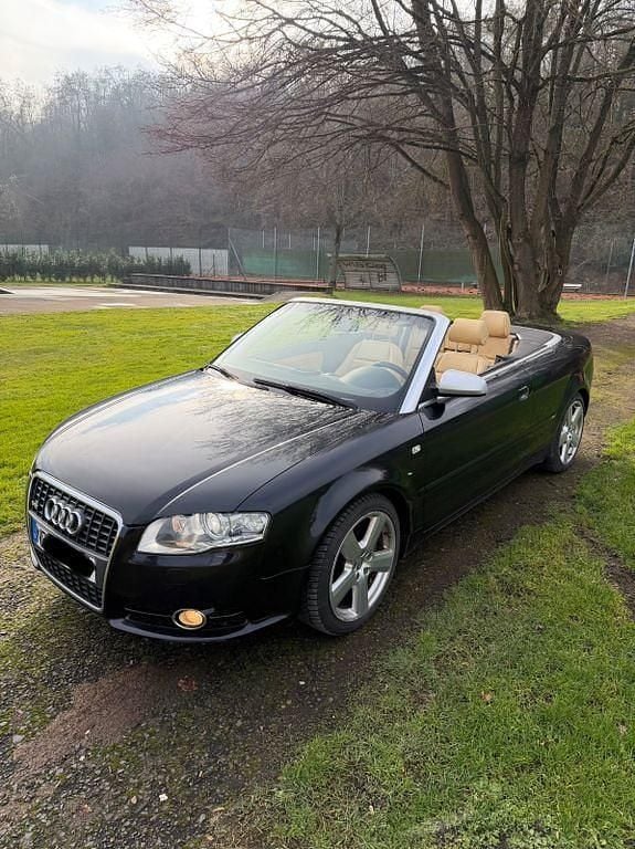 Schwarz Gebraucht 2008 Audi A4 Cabriolet S-Line Cabrio | 4.750 € (Guter Preis) - Bild 1/4