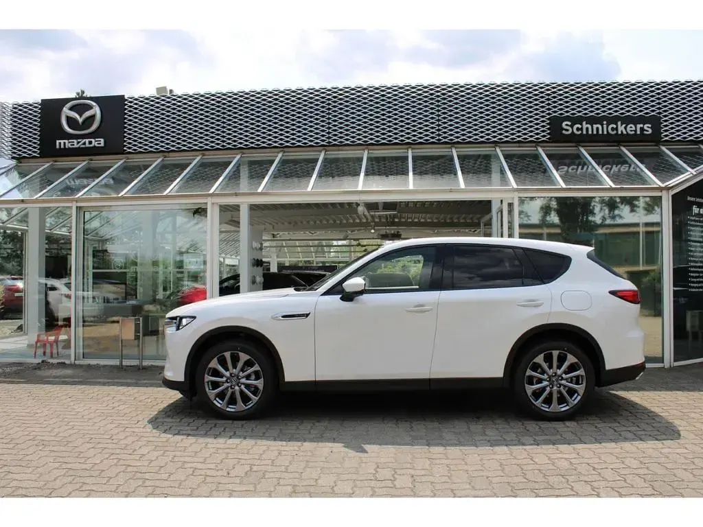 Gebraucht Mazda CX-60 Exclusive-Line 254 PS (186 kW) 2025 Rhodium white SUV