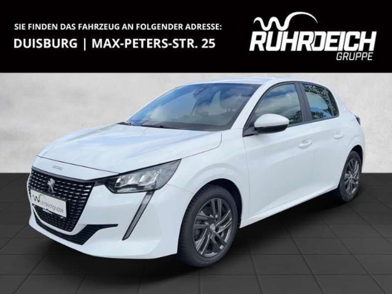 Lack weiss banquise/typ aussen Gebraucht 2021 Peugeot 208 Active Kleinwagen | 16.990 € (Fairer Preis) - Bild 1/4