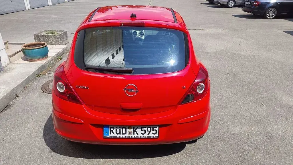 Gebraucht Opel Corsa 80 PS (58 kW) 2008 Rot Kleinwagen