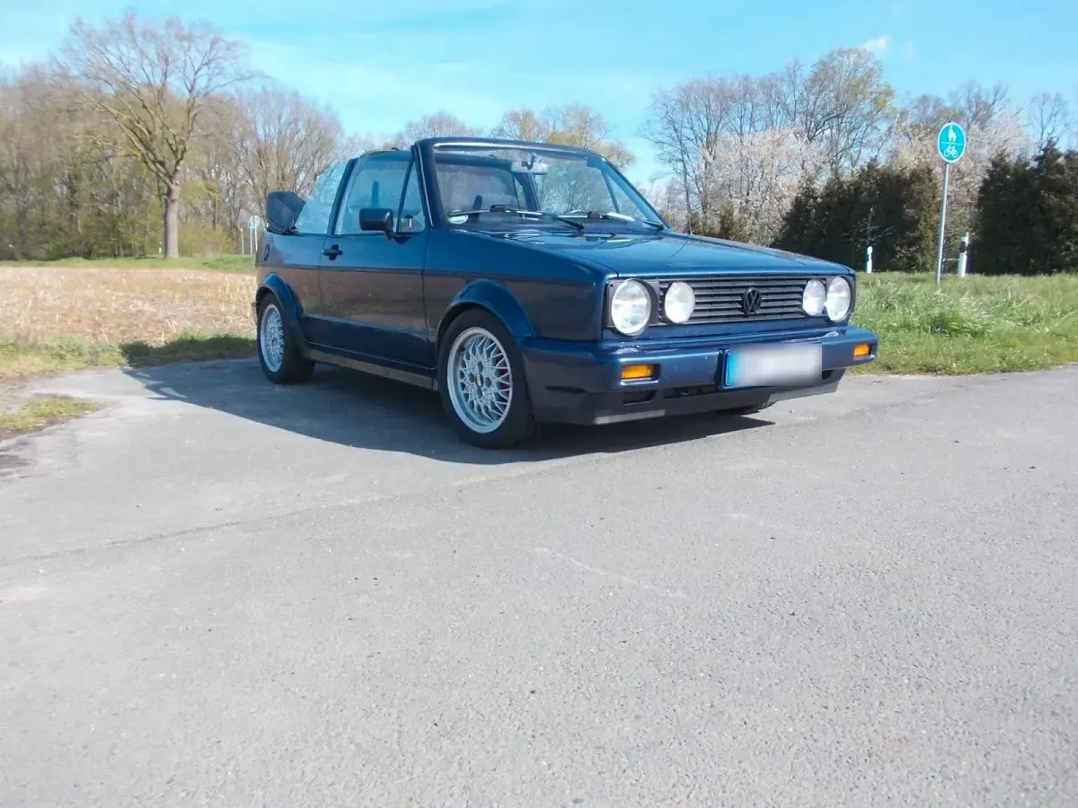 Gebraucht VW Golf Cabriolet 98 PS (72 kW) 1991 Blau Cabrio