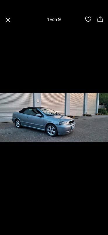Silber Gebraucht 2005 Opel Astra Cabriolet Cabrio | 1.900 € (Fairer Preis) - Bild 1/4