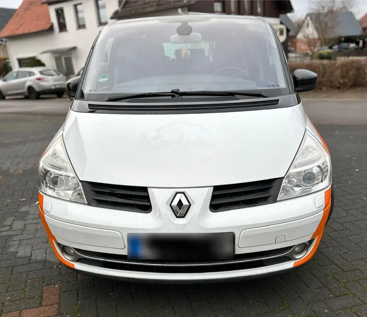 Gebraucht Renault Espace 150 PS (110 kW) 2012 Weiß Van / Kleinbus