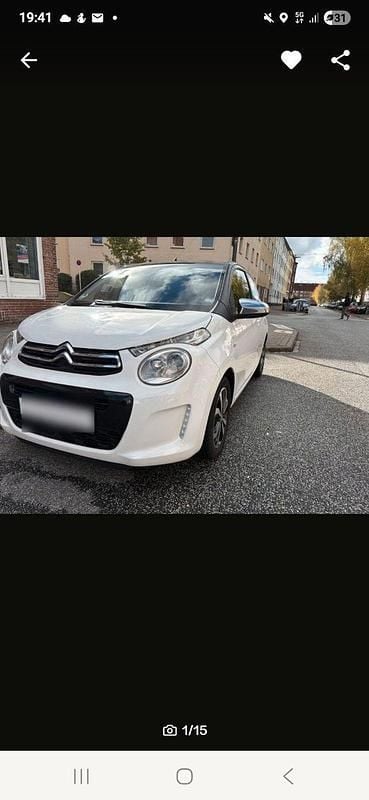 Weiß Gebraucht 2014 Citroën C1 Shine Edition Kleinwagen | 5.900 € (Fairer Preis) - Bild 1/4
