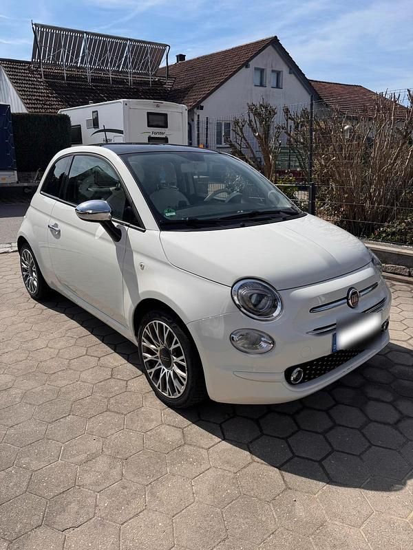Gebraucht Fiat 500 Lounge 69 PS (50 kW) 2018 Weiß Kleinwagen