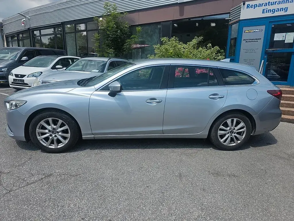 Gebraucht Mazda 6 Prime-Line 150 PS (110 kW) 2017 Silber Kombi