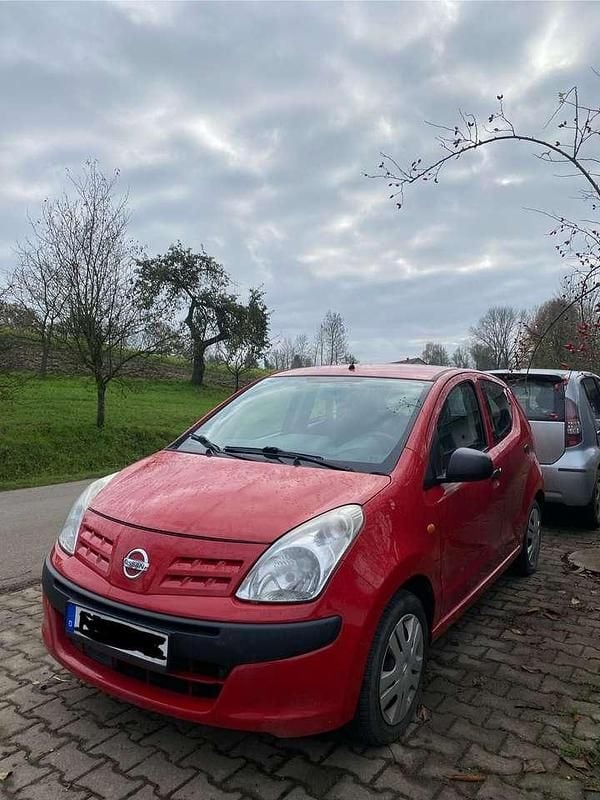 Rot Gebraucht 2009 Nissan Pixo Kleinwagen | 800 € (Superpreis) - Bild 1/4