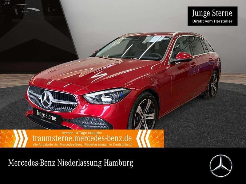 Rot Gebraucht 2024 Mercedes C200 Avantgarde Limousine | 36.890 € (Superpreis) - Bild 1/3