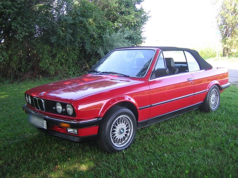 Rot Gebraucht 1987 BMW 325 Cabriolet Cabrio | 19.000 € - Bild 1/4