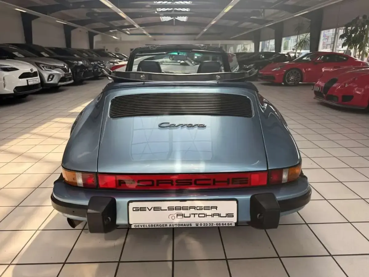 Gebraucht Porsche 911 207 PS (152 kW) 1986 Blau Cabrio