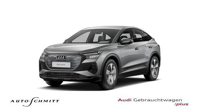 Taifungrau metallic Gebraucht 2023 Audi Q4 Sportback e-tron Ambiente SUV | 41.880 € (Teuer) - Bild 1/4