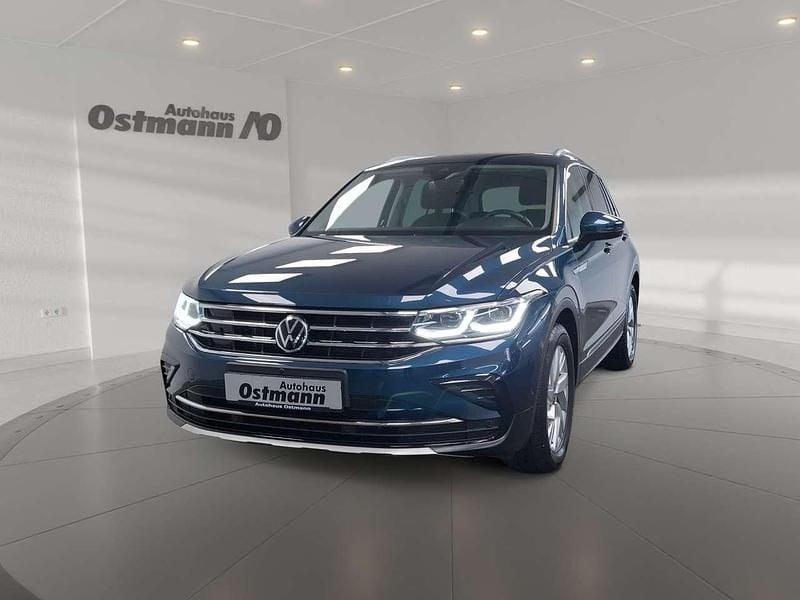 Nightshade blue Gebraucht 2021 VW Tiguan Elegance SUV | 30.864 € (Fairer Preis) - Bild 1/4