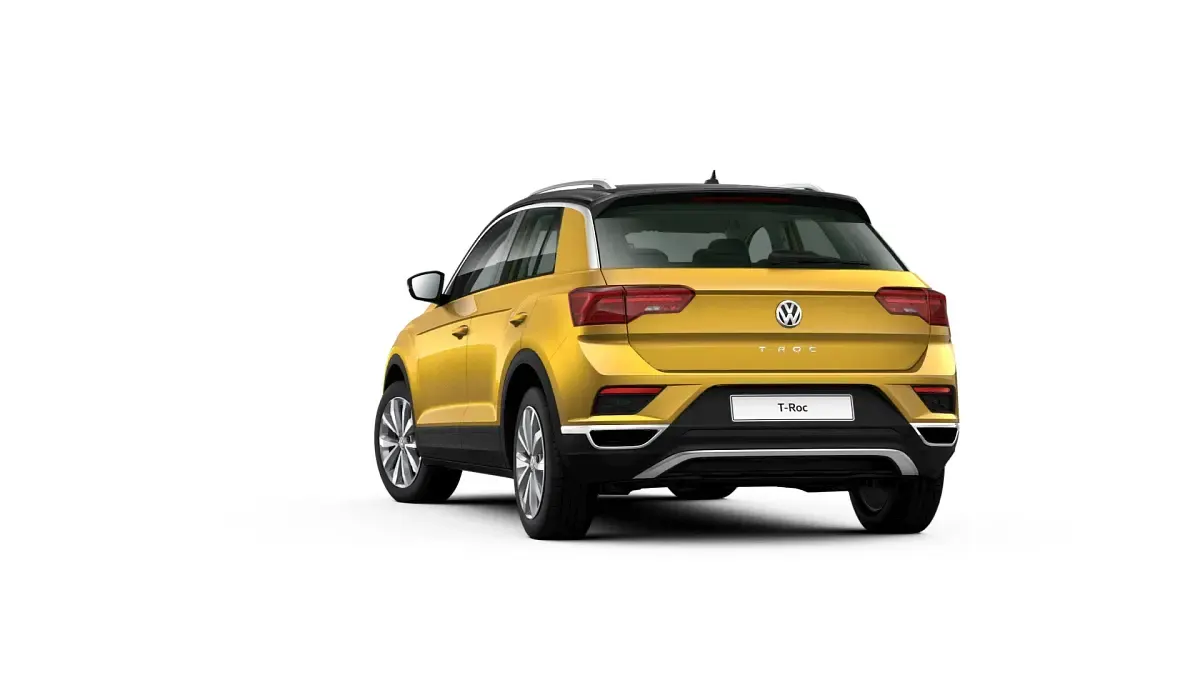 Gebraucht VW T-Roc Style 116 PS (85 kW) 2018 Gelb SUV
