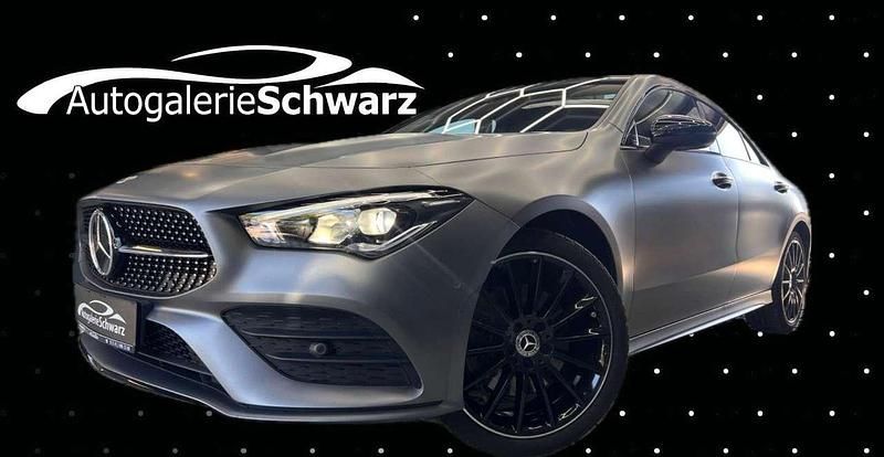 Designo mountaingrau magno mat Gebraucht 2023 Mercedes CLA250e AMG Limousine | 37.100 € (Etwas zu teuer) - Bild 1/3