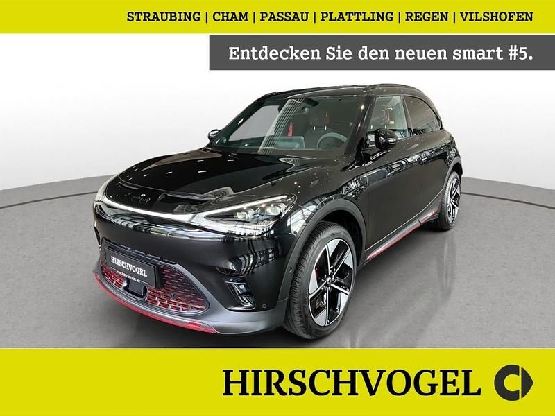 Schwarz schwarz metallic Gebraucht 2024 Smart #1 Brabus SUV | 34.620 € (Guter Preis) - Bild 1/4