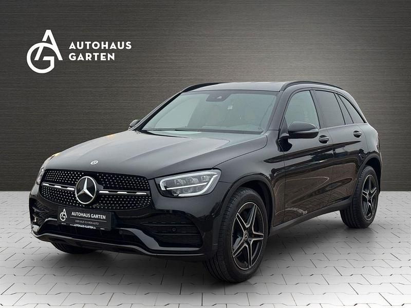 Schwarz Gebraucht 2022 Mercedes GLC220 AMG line SUV | 35.950 € (Superpreis) - Bild 1/4