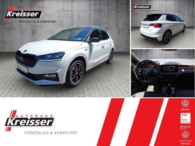 Moonweiss metallic (metallic) Gebraucht 2024 Skoda Fabia Monte Carlo Kleinwagen | 22.450 € (Fairer Preis) - Bild 1/4