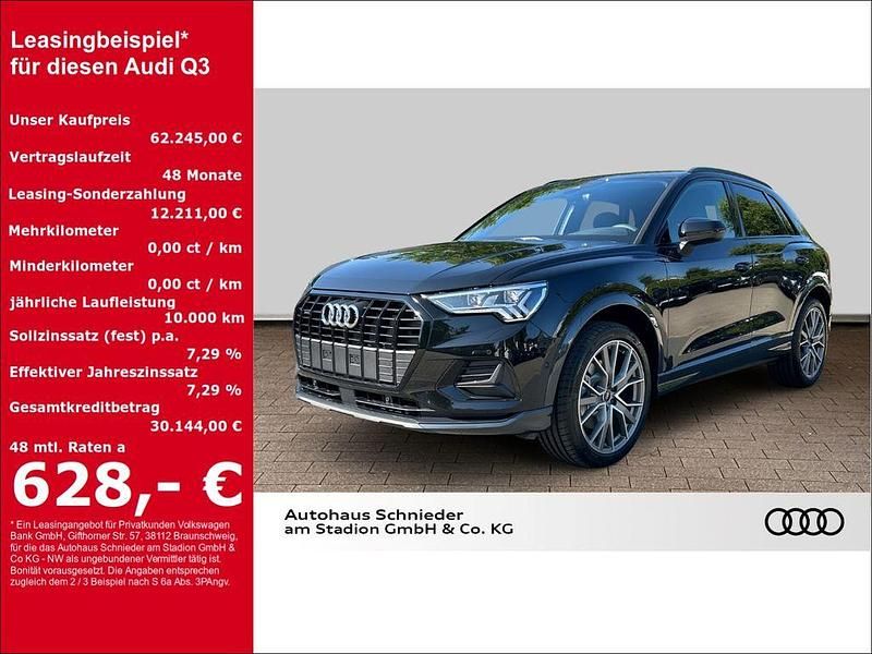 Schwarz Neu 2025 Audi Q3 Advanced Plus SUV | 62.245 € - Bild 1/4