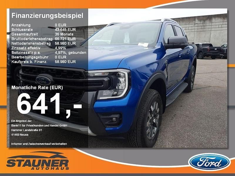 Neu Ford Ranger Wildtrack 281 PS (206 kW) 2025 Bluelightning Pickup