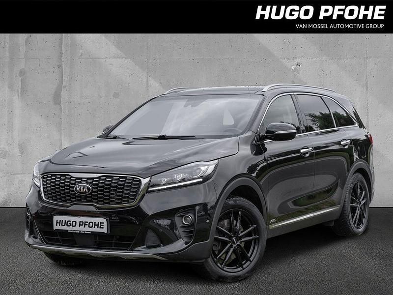 Abp auroraschwarz met Gebraucht 2018 Kia Sorento Platinum Edition SUV | 25.550 € (Etwas zu teuer) - Bild 1/4