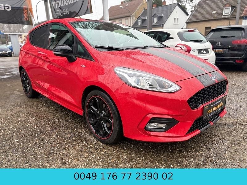 Rot Gebraucht 2019 Ford Fiesta ST-Line Limousine | 8.999 € (Guter Preis) - Bild 1/3