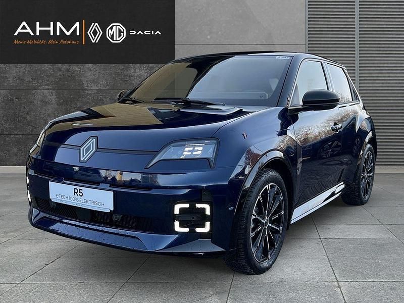 Nachtblau mit schwarzem dach Gebraucht 2024 Renault R5 Iconic Kleinwagen | 29.950 € (Guter Preis) - Bild 1/4