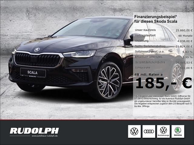 Schwarz Gebraucht 2025 Skoda Scala Tour Kleinwagen | 25.860 € (Fairer Preis) - Bild 1/4