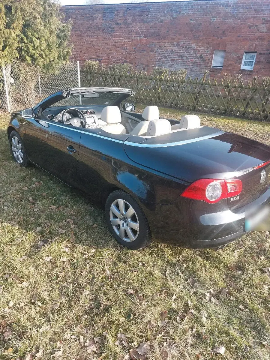 Brugt VW Eos 200 HK (147 kW) 2007 Sort Cabriolet