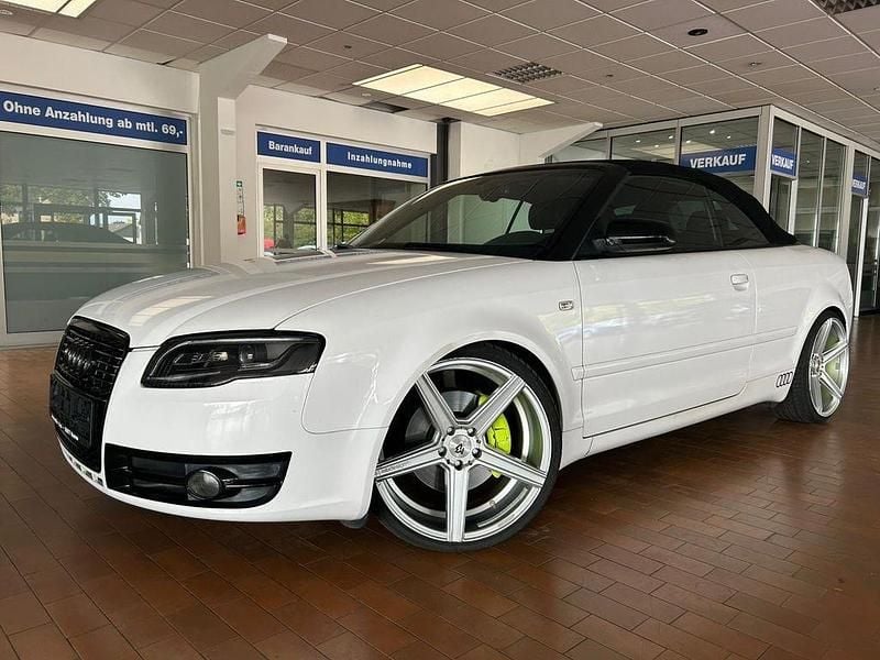 Weiß Gebraucht 2008 Audi A4 Cabriolet Exclusive Cabrio | 9.490 € (Guter Preis) - Bild 1/4