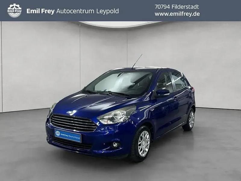 Deep impact blue (metallic) Gebraucht 2017 Ford Ka Plus Cool & Sound Edition Kleinwagen | 8.890 € (Fairer Preis) - Bild 1/4