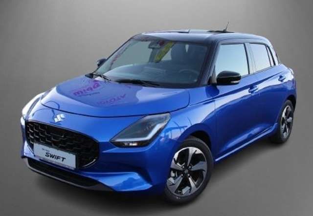 Frontier blue / super black Gebraucht 2024 Suzuki Swift Comfort+ Kleinwagen | 19.990 € (Teuer) - Bild 1/4