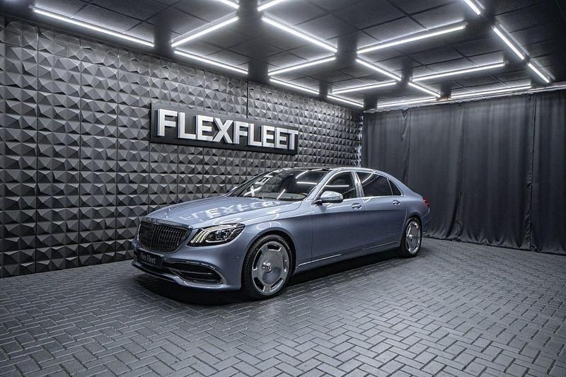 Cote dazur hellblau metallic Gebraucht 2020 Mercedes S650 Maybach Limousine | 116.990 € - Bild 1/4