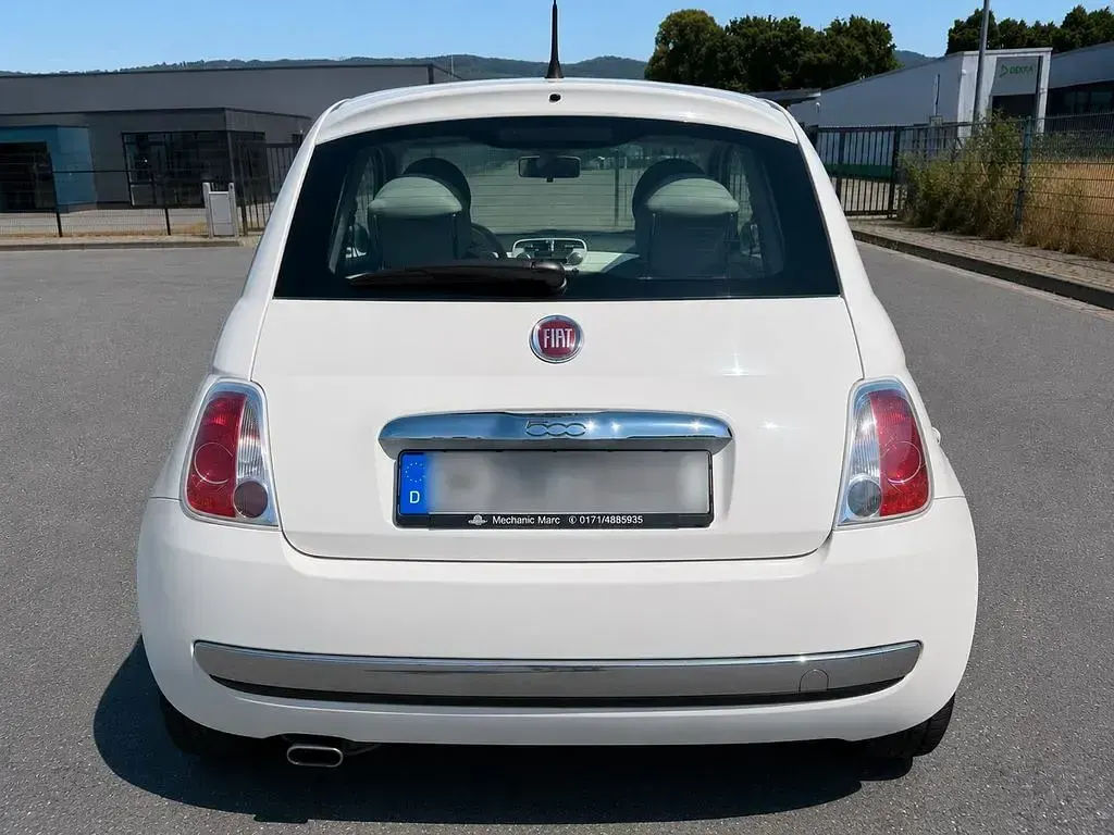 Gebraucht Fiat 500 Lounge 69 PS (50 kW) 2010 Weiß