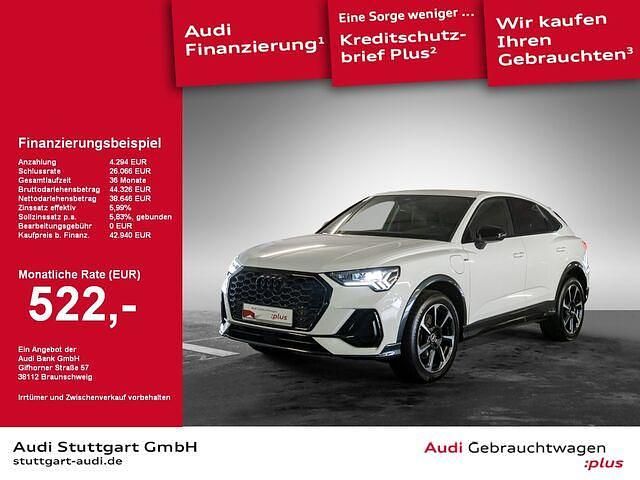 Weiß Gebraucht 2022 Audi Q3 Sportback S-Line SUV | 42.940 € - Bild 1/1