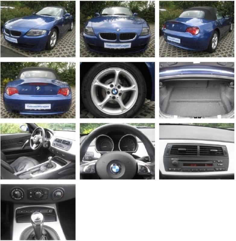 Blau Gebraucht 2006 BMW Z4 Advantage Cabrio | 11.600 € (Fairer Preis) - Bild 1/1