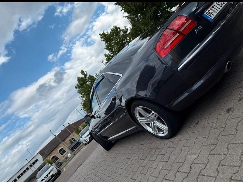 Schwarz Gebraucht 2008 Audi A8 Limousine | 8.999 € (Teuer) - Bild 1/4