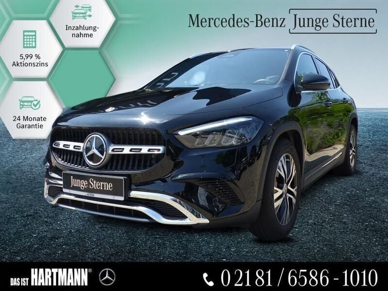 Kosmosschwarz metallic Gebraucht 2024 Mercedes GLA180 Progressive SUV | 35.650 € (Fairer Preis) - Bild 1/4