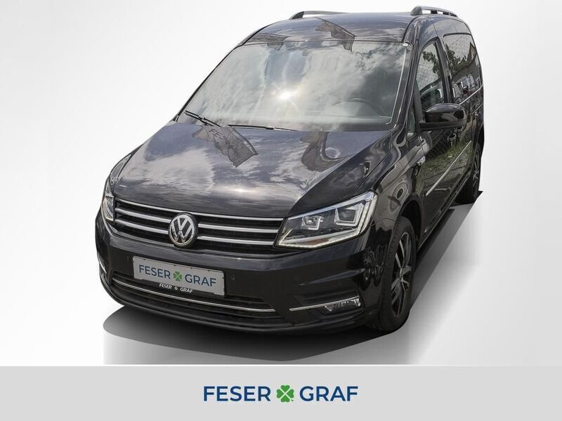 Deep black perleffekt Gebraucht 2020 VW Caddy Maxi Highline Van / Kleinbus | 25.404 € (Superpreis) - Bild 1/4
