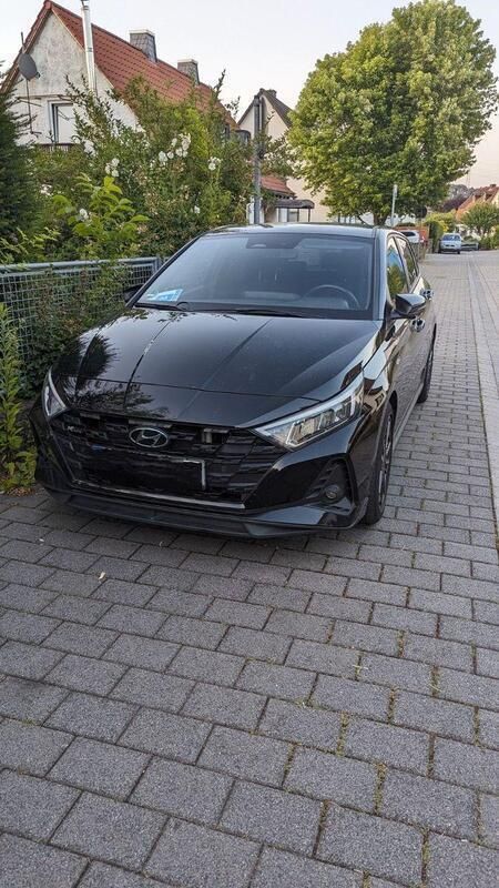 Schwarz Gebraucht 2021 Hyundai i20 N Line Kleinwagen | 14.490 € (Fairer Preis) - Bild 1/4