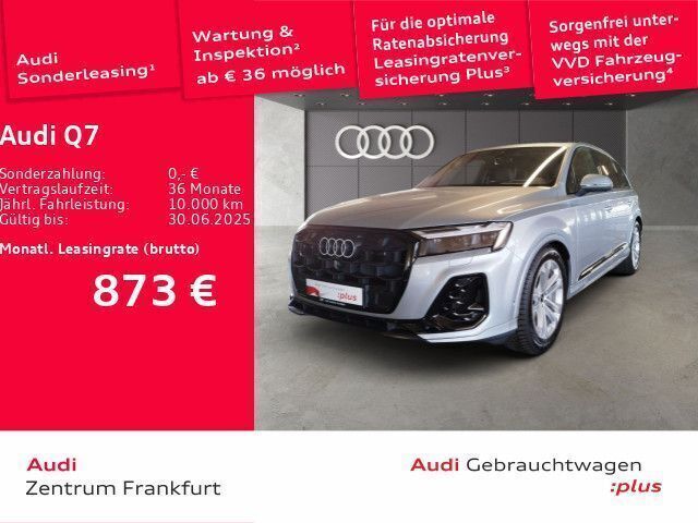Satellitsilber metallic Gebraucht 2024 Audi Q7 S-Line SUV | 78.230 € (Etwas zu teuer) - Bild 1/2
