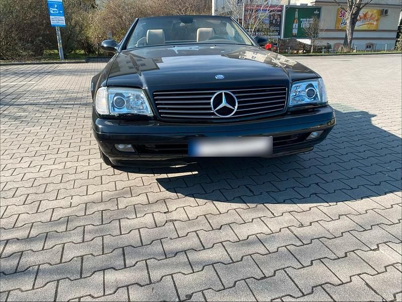 Gebraucht Mercedes SL320 225 PS (165 kW) 2000 Schwarz Cabrio