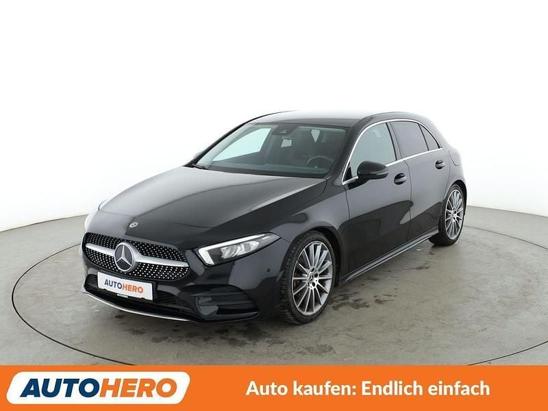 Gebraucht Mercedes A180 AMG line 136 PS (100 kW) 2019 Schwarz Limousine