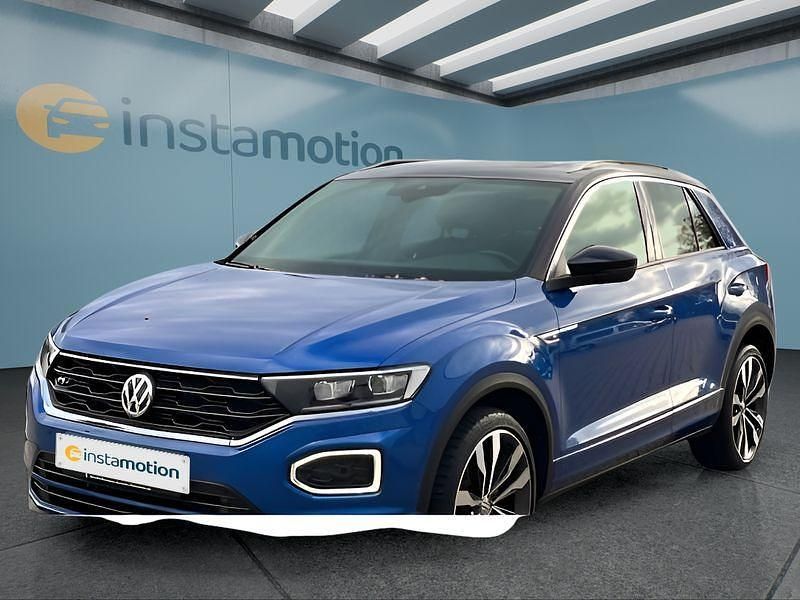 Blau Gebraucht 2020 VW T-Roc SUV | 27.649 € (Teuer) - Bild 1/4