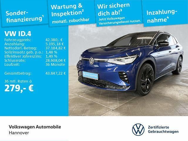 Blue dusk metallic Gebraucht 2025 VW ID.4 GTX SUV | 42.380 € (Guter Preis) - Bild 1/3