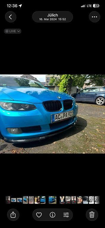 Gebraucht BMW 320 Cabriolet Performance 170 PS (125 kW) 2007 Blau Cabrio