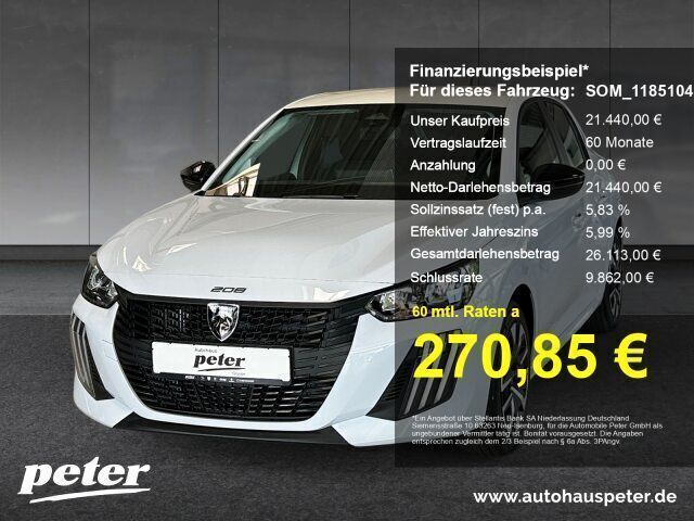 Met. okenit weiß Neu 2025 Peugeot 208 Style Kleinwagen | 21.440 € (Fairer Preis) - Bild 1/4