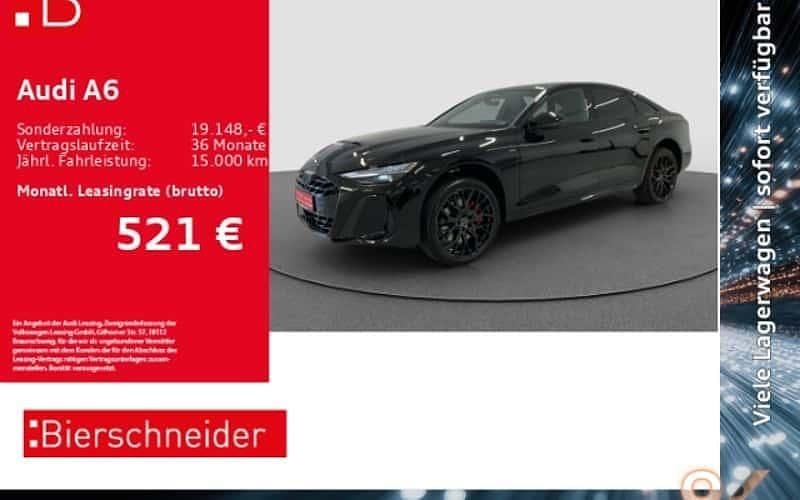 Schwarz Neu 2025 Audi A6 Ambiente Limousine | 78.990 € (Fairer Preis) - Bild 1/4